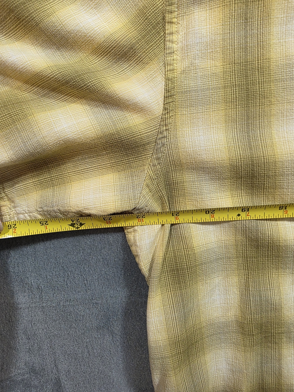 Horny Toad Toad&Co Plaid 100% Organic Cotton Short Sleeve Button Down Large - Picture 15 of 15